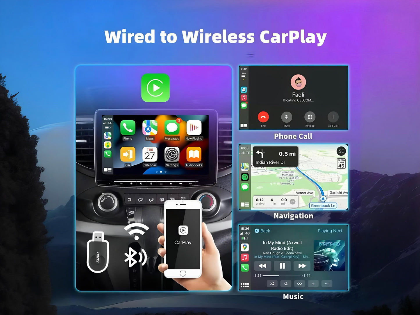 Wireless CarPlay & Android Auto Adapter