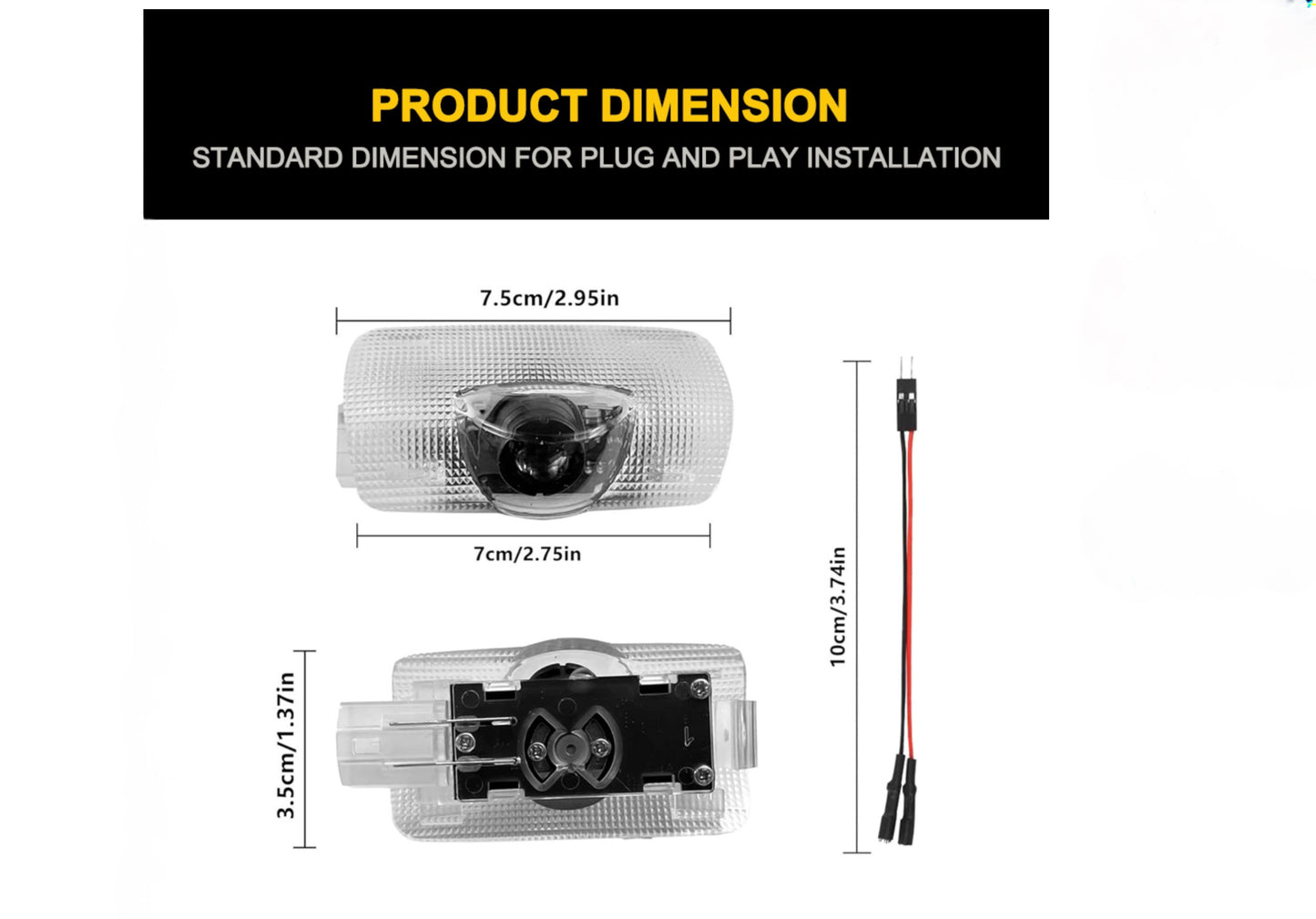 LEXUS Door Lights Logo 4 PCS