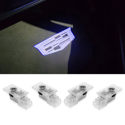 Cadillac Door Lights Logo 4PCS