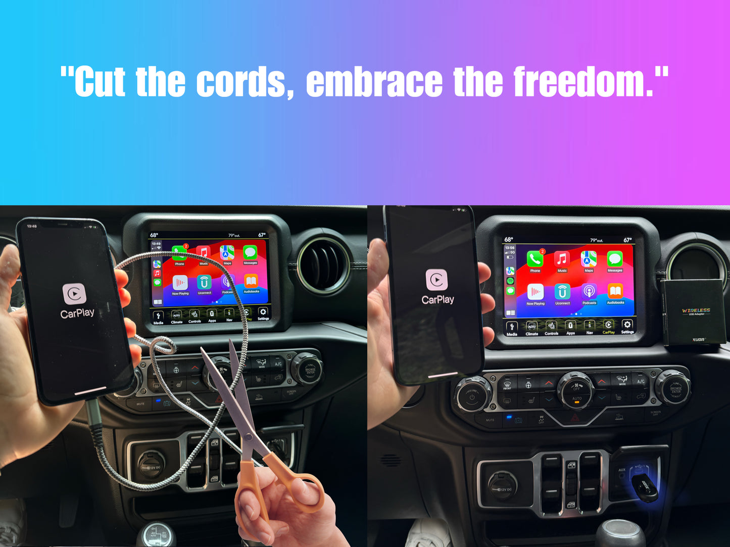 Wireless CarPlay & Android Auto Adapter